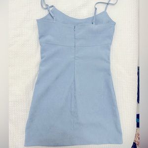 Blue mini dress in small